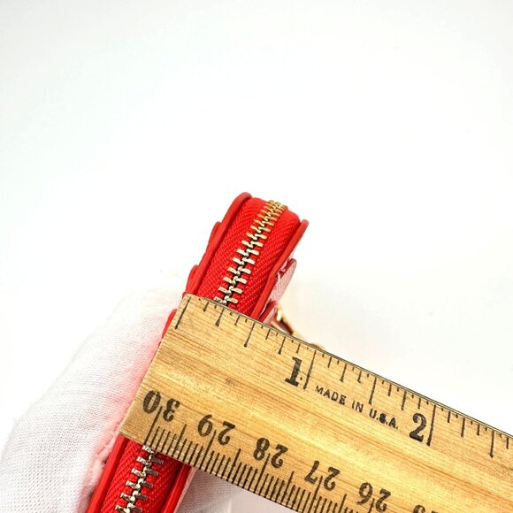 Kate Spade KL624 Devin Pop Trim Card Case Wristlet Setting Sun Saffiano Leather - Picture 15 of 15